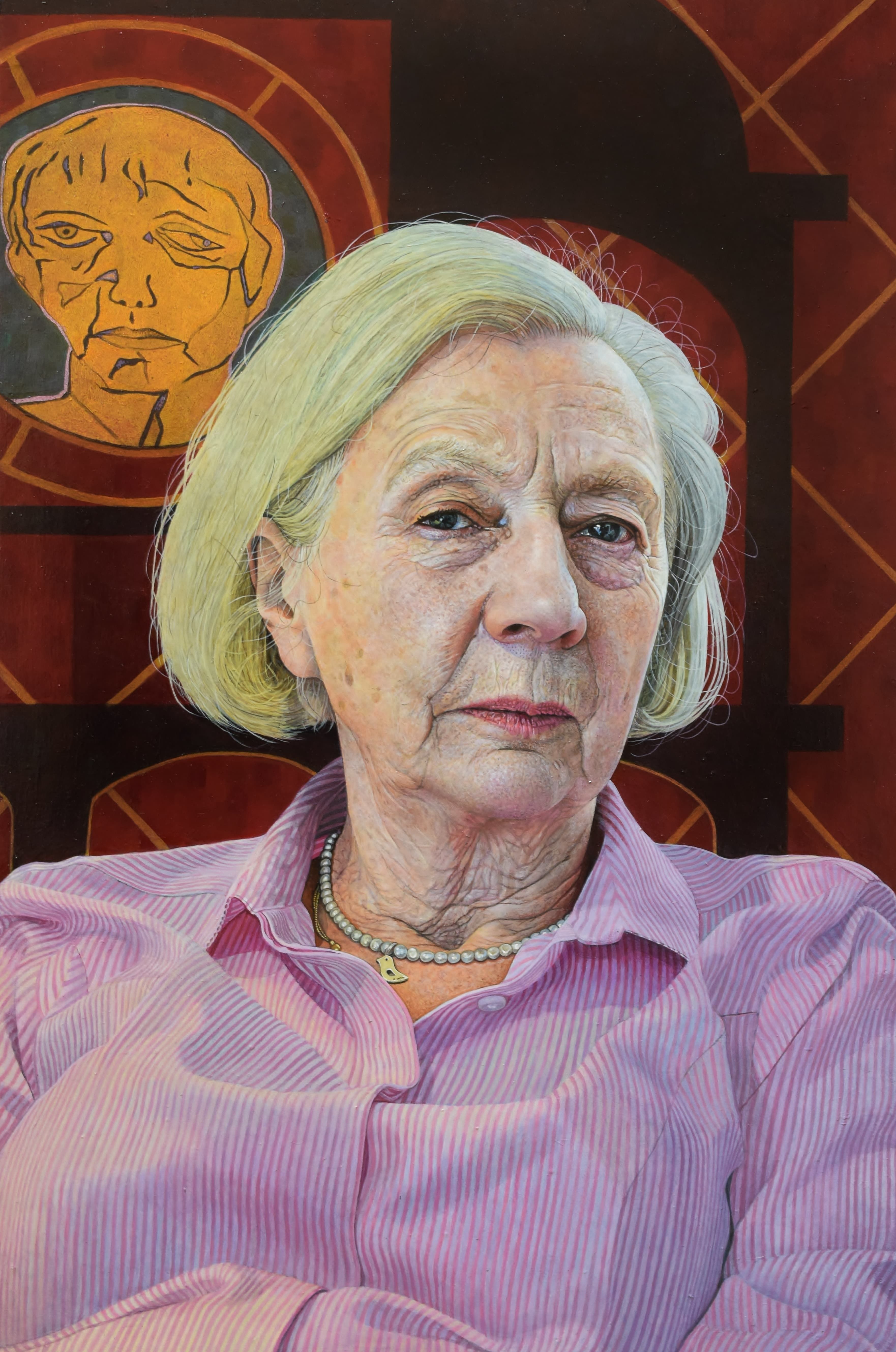 Margaret Tiller With Self Portrait